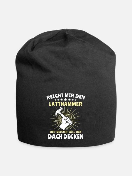 Dachdecker Dachspengler Dachklempner - Jersey-Beanie - Schwarz