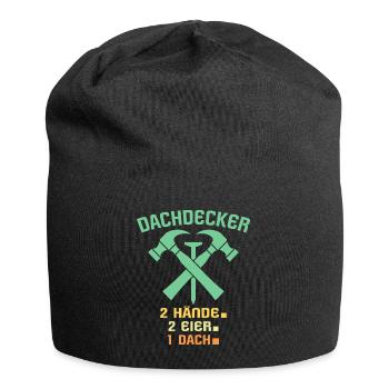 Dachdecker Dachspengler Dachklempner - Jersey-Beanie - Schwarz - Vorne