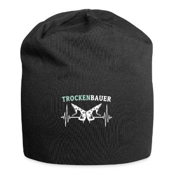 Trockenbauer Trockenbaumonteur Trockenbau - Jersey-Beanie - Schwarz - Vorne