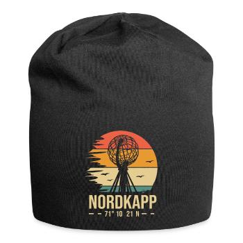 Nordkap Nordkap Norwegen - Jersey-Beanie - Schwarz - Vorne