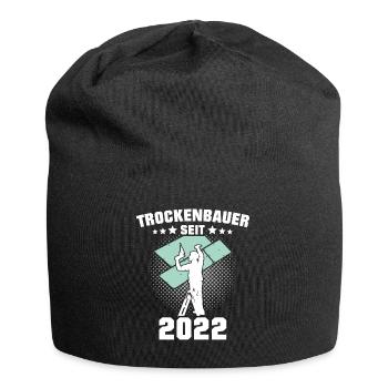 Trockenbauer Trockenbaumonteur Trockenbau - Jersey-Beanie - Schwarz - Vorne