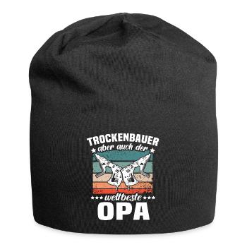 Trockenbau Opa Trockenbauer Opas - Jersey-Beanie - Schwarz - Vorne