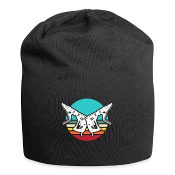 Magazinschrauber Trockenbauer Trockenbaumonteur - Jersey-Beanie - Schwarz - Vorne