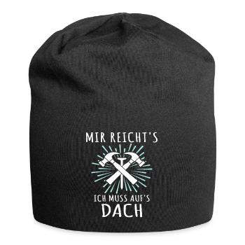 Dachdecker Dachspengler Dachklempner - Jersey-Beanie - Schwarz - Vorne