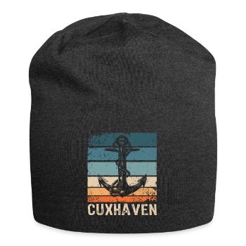 Cuxhaven Sprüche Cuxhavener Urlaub - Jersey-Beanie - Anthrazit - Vorne