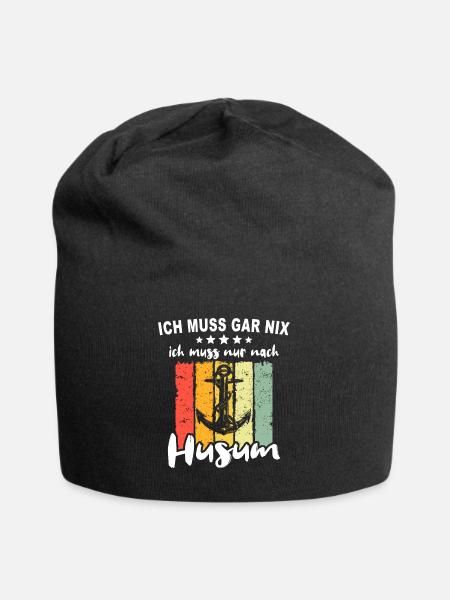 Husum Nordsee Husumer - Jersey-Beanie - Schwarz
