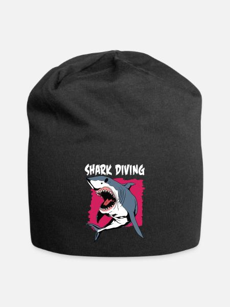 Hai-Tauchen | Hai-Tauchen - Jersey-Beanie - Schwarz