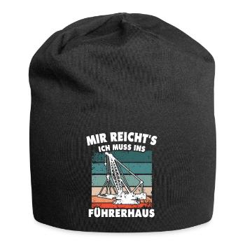 Kranführer Kranfahrer Kran - Jersey-Beanie - Schwarz - Vorne