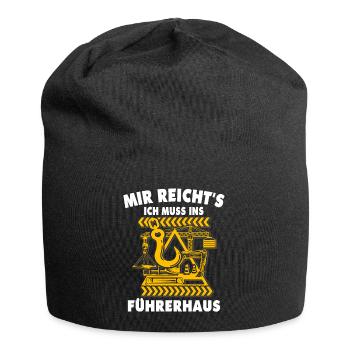 Kranführer Kranfahrer Kran - Jersey-Beanie - Schwarz - Vorne
