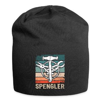 Spengler Spengeln Bauspengler - Jersey-Beanie - Schwarz - Vorne
