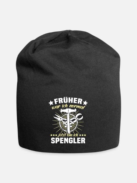 Spengler Spengeln Bauspengler - Jersey-Beanie - Schwarz