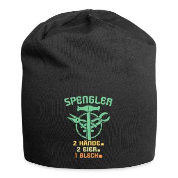 Spengler Spengeln Bauspengler - Jersey-Beanie - Schwarz - Vorne