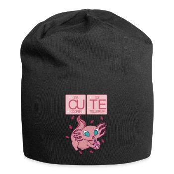Doux axolotl animaux doux - Bonnet en jersey - noir - Devant