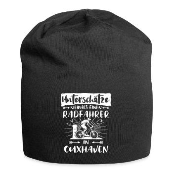 Cuxhaven Fahrradfahrer Cuxhavener Radfahrer - Jersey-Beanie - Schwarz - Vorne