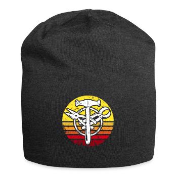 Signe de guilde Spengler Bauspengler - Bonnet en jersey - charbon - Devant