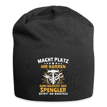 Spengler Spengeln Bauspengler - Jersey-Beanie - Schwarz - Vorne