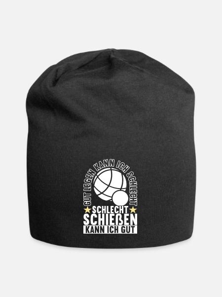 Boule Boulespieler - Jersey-Beanie - Schwarz