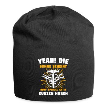 Spengler Bauspengler Spengeln - Jersey-Beanie - Schwarz - Vorne