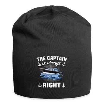 Captain is always right Captain - Jersey Beanie - black - Front