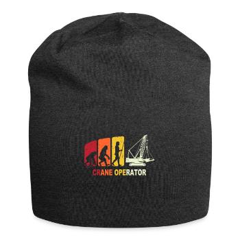 Crane Operator Evolution Crane Driver - Jersey Beanie - charcoal grey - Front