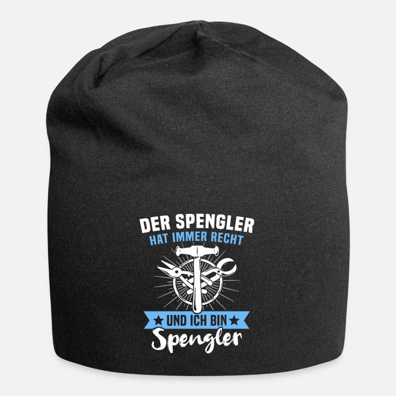 Spengler Bauspengler - Jersey-Beanie - Schwarz