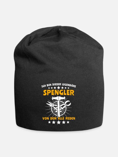 Spengler Bauspengler - Jersey-Beanie - Schwarz