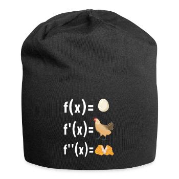 Mathe Mathelehrer - Jersey-Beanie - Schwarz - Vorne