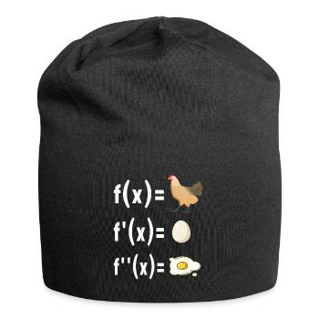 Mathe Mathelehrer - Jersey-Beanie - Schwarz - Vorne