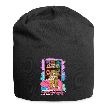 HAPPY HALLOWEEN GIRL Apokalypse Horror Monster - Jersey-Beanie - Schwarz - Vorne