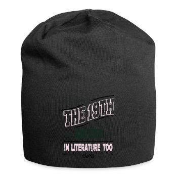 bibliophile bibliophile inspirant pour les fans de livres - Bonnet en jersey - noir - Devant