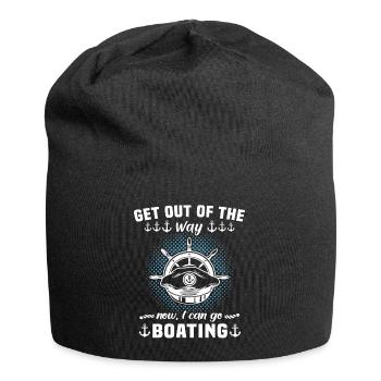 Kapitän Bootsführerschein Boot Fahren - Jersey-Beanie - Schwarz - Vorne