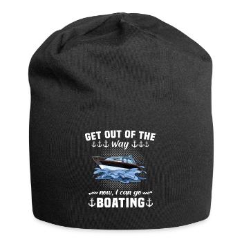 Kapitän Bootsführerschein Boot Fahren - Jersey-Beanie - Schwarz - Vorne
