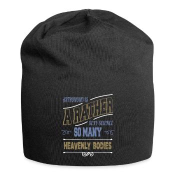 Christmas Funny Quote Sayings Planets Present Idea - Jersey Beanie - black - Front