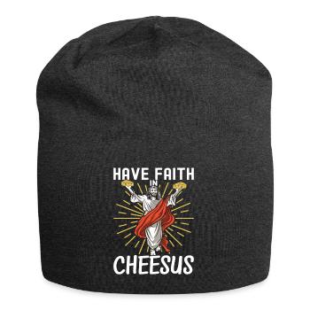 Amateurs de fromage Gouda - Bonnet en jersey - charbon - Devant