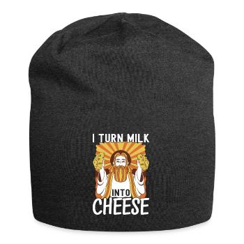 Amateurs de fromage Gouda - Bonnet en jersey - charbon - Devant