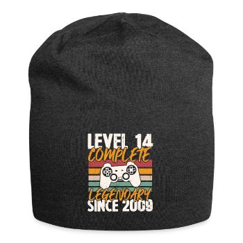 Geburtstagsgeschenk, Level 14 Complete 2009 - Jersey-Beanie - Anthrazit - Vorne