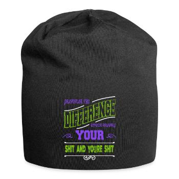 joke writer funny quote editor funny novel awesome - Jersey Beanie - black - Front
