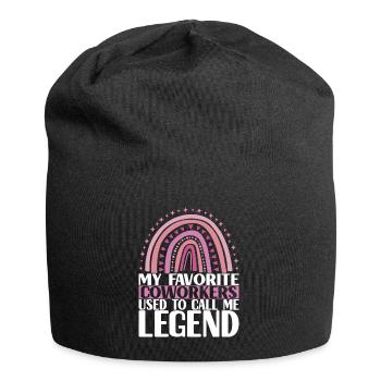 Farewell gift from colleague Jobwechsel - Jersey Beanie - black - Front