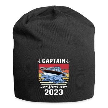 Captain 2023 boat license boat - Jersey Beanie - black - Front