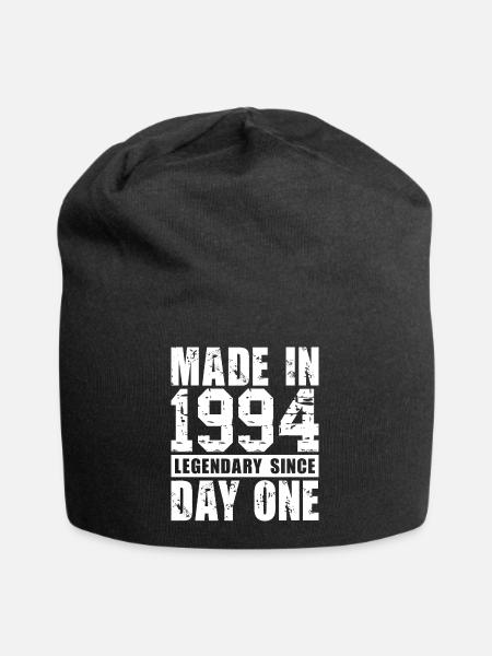Made in 1994, Legendary Since Day One - Jersey Beanie - black