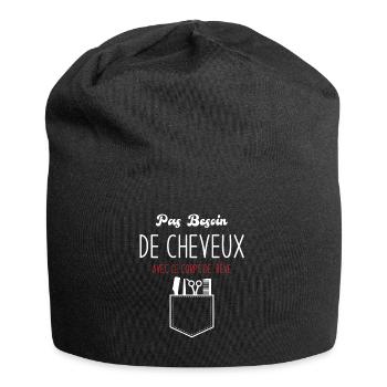 Pas Besoin de Cheveux avec ce corps de rêve - Bonnet en jersey - noir - Devant