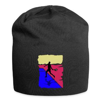 Padel Gift for padel players - Jersey Beanie - black - Front