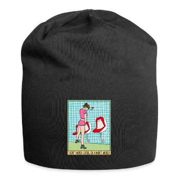 PEE FETISH GIRL GENDER TOILET SEXY - Jersey-Beanie - Schwarz - Vorne