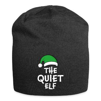 The Quiet Elf - Jersey Beanie - charcoal grey - Front