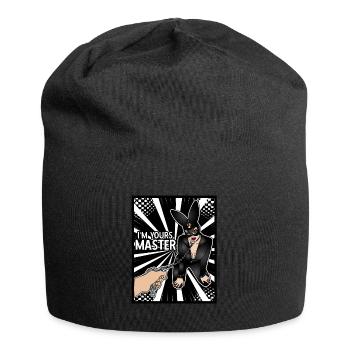 EROTIC GIRL SEXY SUBMISSION BONDAGE MASTER - Jersey-Beanie - Schwarz - Vorne