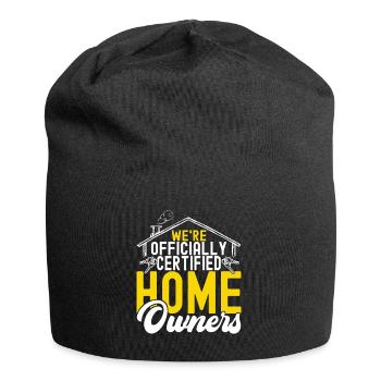 Achat d’une maison pour les propriétaires - Bonnet en jersey - noir - Devant