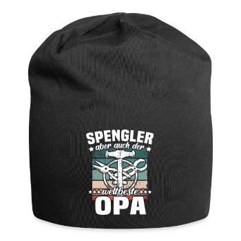 Bauspengler Opa Spengler - Jersey-Beanie - Schwarz - Vorne