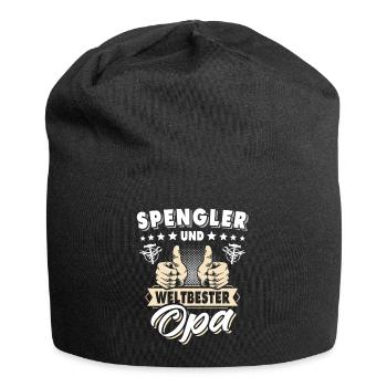 Bauspengler Opa Spengler - Jersey-Beanie - Schwarz - Vorne