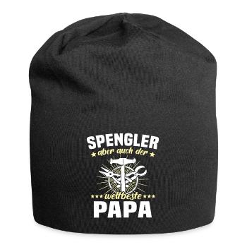 Bauspengler Papa Spengler - Jersey-Beanie - Schwarz - Vorne
