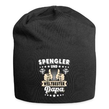 Bauspengler Papa Spengler - Jersey-Beanie - Schwarz - Vorne